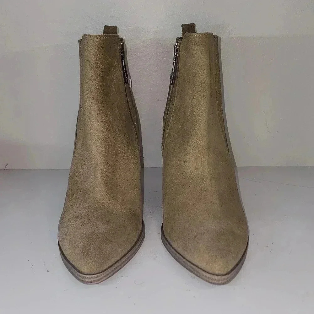 Blondo Reese waterproof size 8.5 ankle boot in taupe suede nwob - Picture 6 of 9